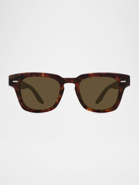 BARTON PERREIRA Men's Frederick Acetate Square Sunglasses