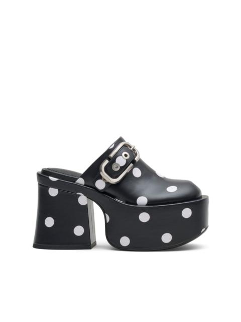 The J Marc Polka Dot clogs