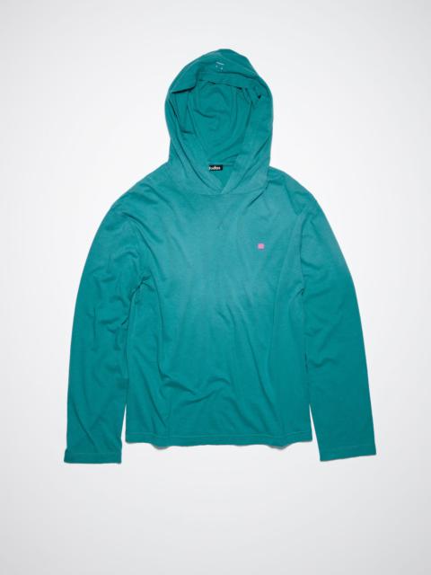 Acne Studios Hooded sweater- Regular fit - Sea green