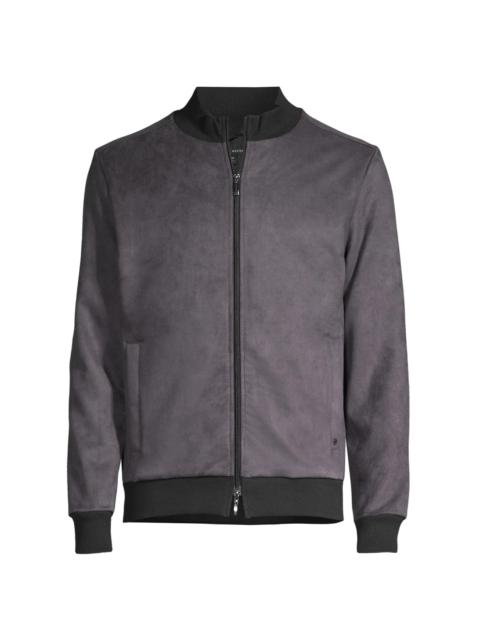 ROBERT BARAKETT Men's Lachine Faux Suede Jacket - Black
