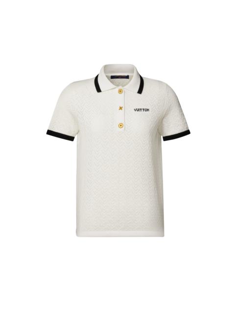 Louis Vuitton Pointelle Polo Top