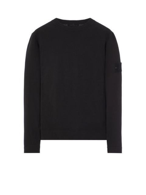 611F3 STONE ISLAND GHOST PIECE_ORGANIC COTTON BLACK