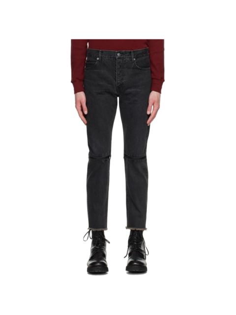 UNDERCOVER Black Zip Jeans