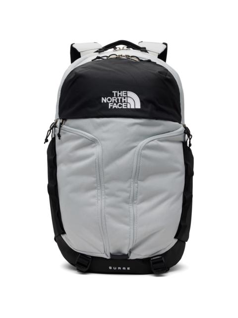 The North Face Gray & Black Surge Backpack