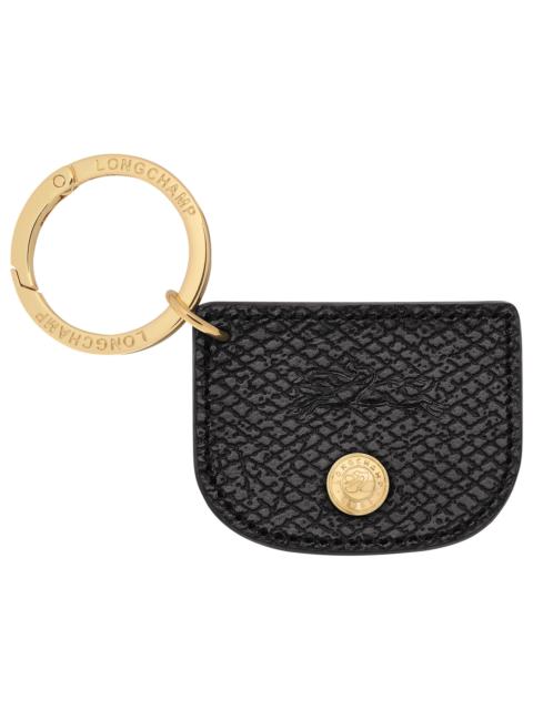 Longchamp Épure Key ring Black - Leather
