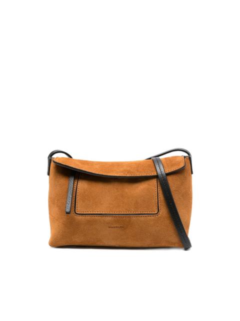 WANDLER mini Penelope Slouch suede flap pocket bag