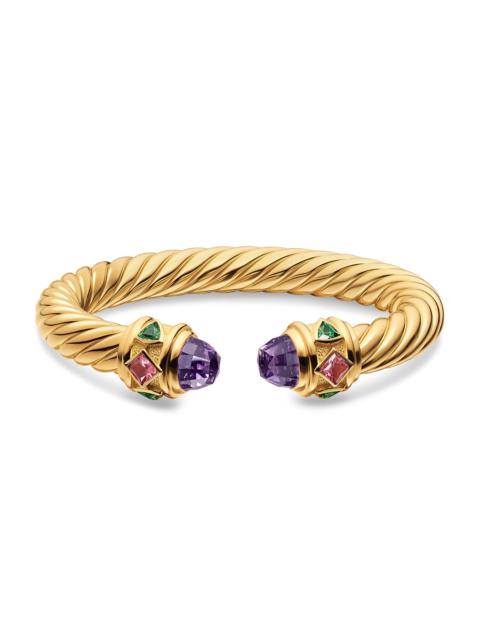 DAVID YURMAN Women's Renaissance Cablespira Bracelet in 18K Yellow Gold - Amethyst