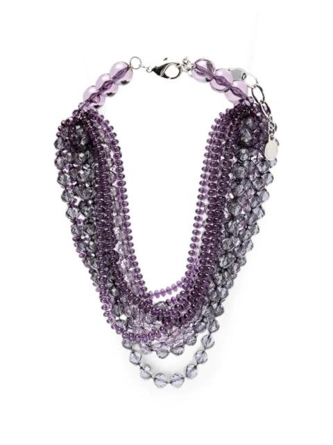 EMPORIO ARMANI Necklace With Purple Beads