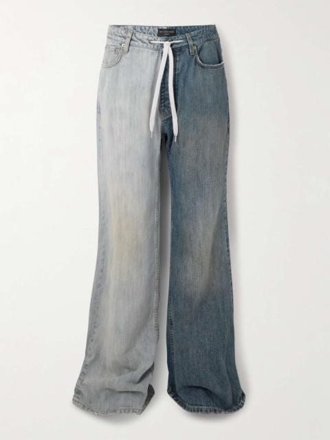 BALENCIAGA Two-tone jeans