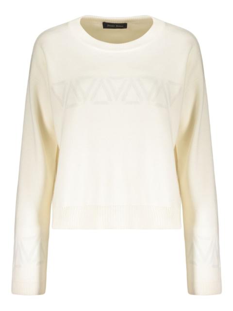 Herno crew-neck cropped sweater
