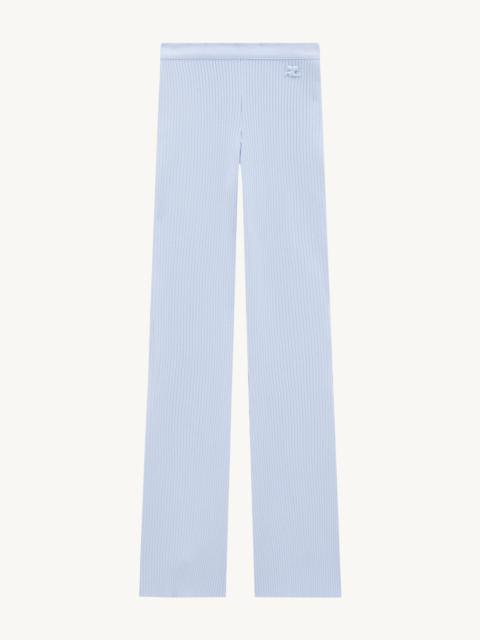 courrèges RIB KNIT ICONIC PANTS