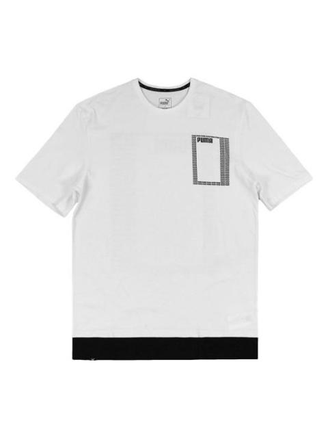 PUMA PUMA LOGO Short Sleeve TEE Summer Rebel White 853172-02