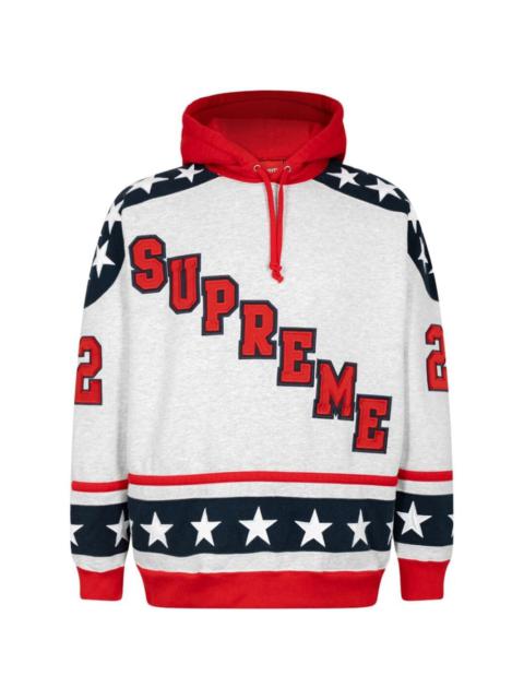 Supreme Hockey logo hoodie