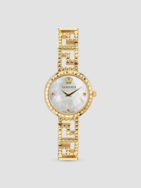 VERSACE Women's Greca Goddess Goldtone Stainless Steel Bracelet Watch/28MM - Yellow Gold