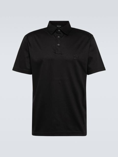 GIORGIO ARMANI Cotton polo shirt