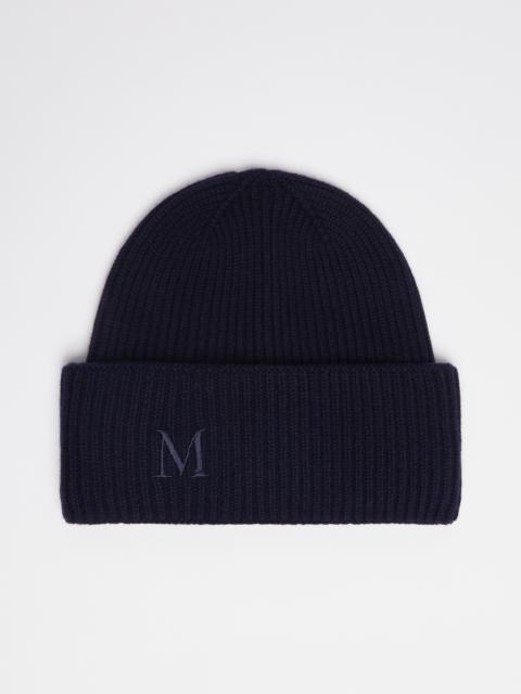 RETINA Ribbed cashmere beanie