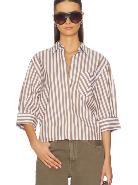 rag & bone Lucia Stripe Poplin Shirt