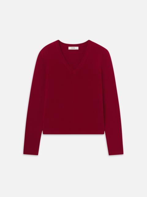 FRAME The Shrunken Cashmere V Neck