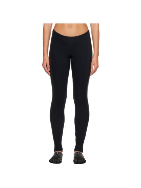 Dion Lee Haydenshapes by Dion Lee SSENSE Exclusive Black & Gray Leggings
