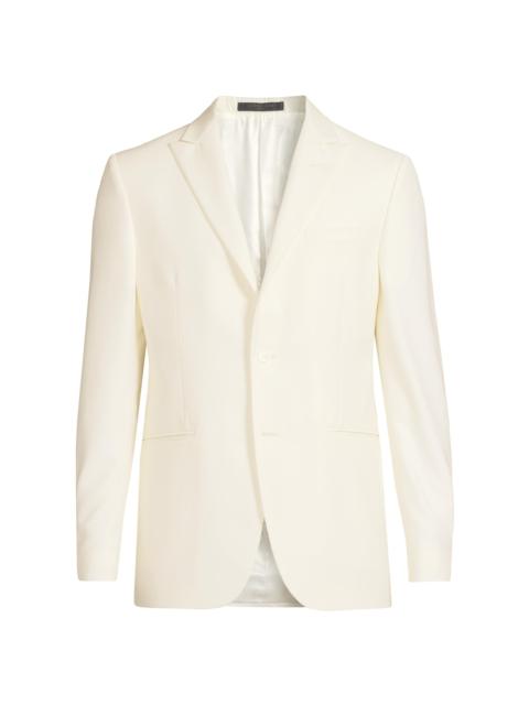 CORNELIANI Men's Peak-Lapel Tailored Jacket - White
