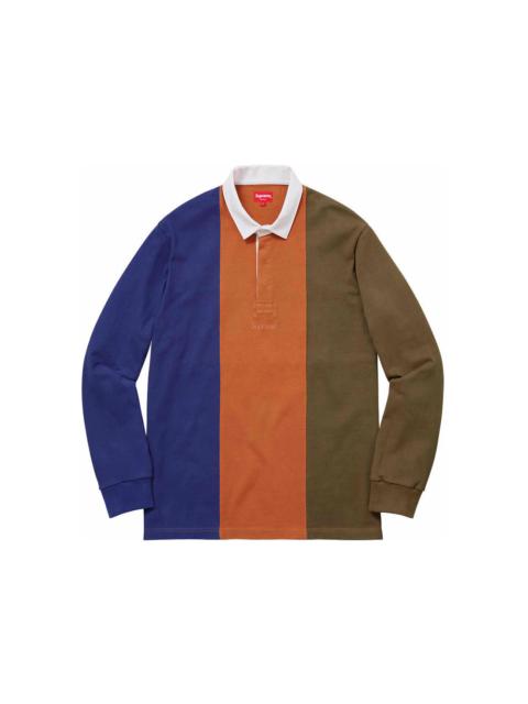 Supreme Supreme Patchwork Velour L/S Polo 'Multi-Color' SUP-FW20