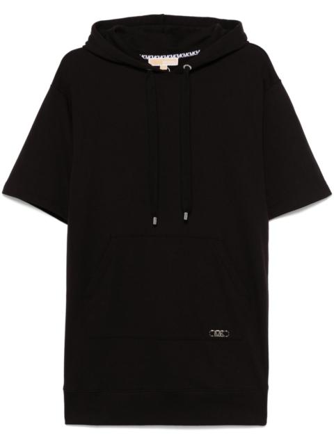MICHAEL KORS cotton hoodie mini dress