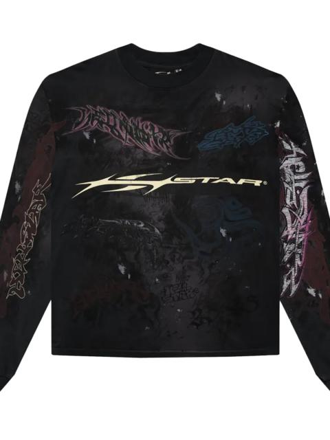 HELLSTAR Graffiti L/S T-Shirt Black "Black" HSR046