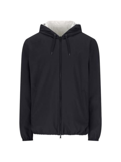 Herno zip hooded jacket