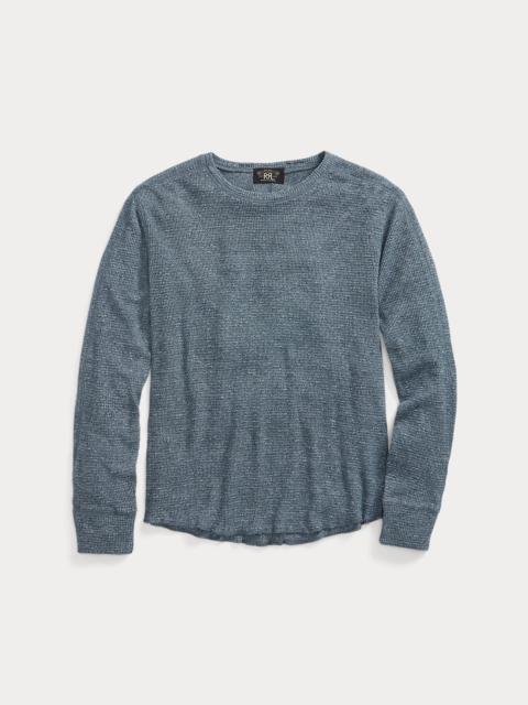 RRL by Ralph Lauren Waffle-Knit Crewneck