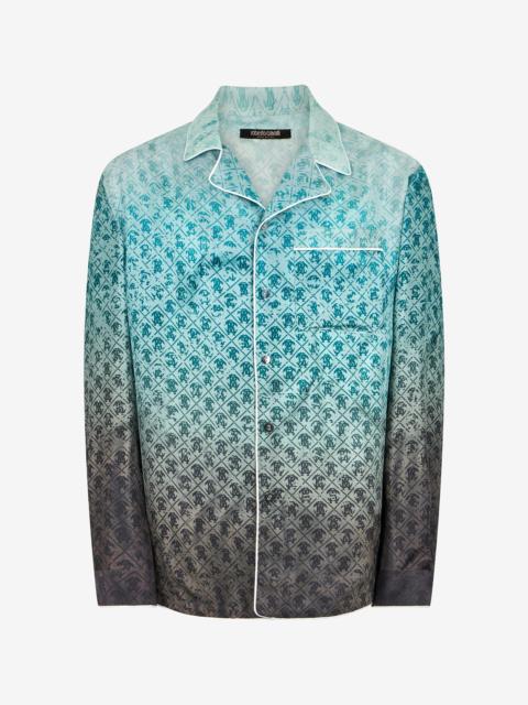 Roberto Cavalli Silk Shirt with Monogram