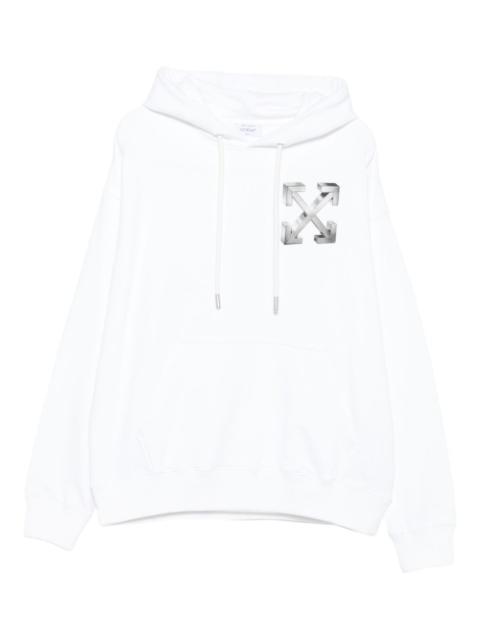 Off-White logo-print hoodie