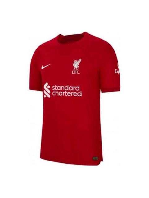 Nike Men's Nike Alphabet Printing Short Sleeve Soccer/Football Jersey 2022/23 Season Liverpool Player Edi