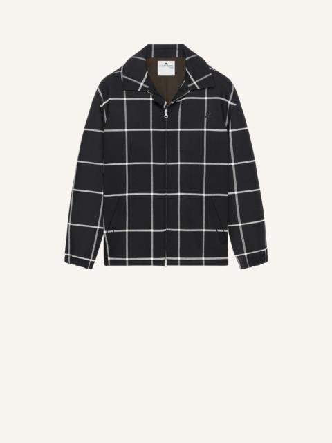 courrèges CHECKED BOMBER JACKET