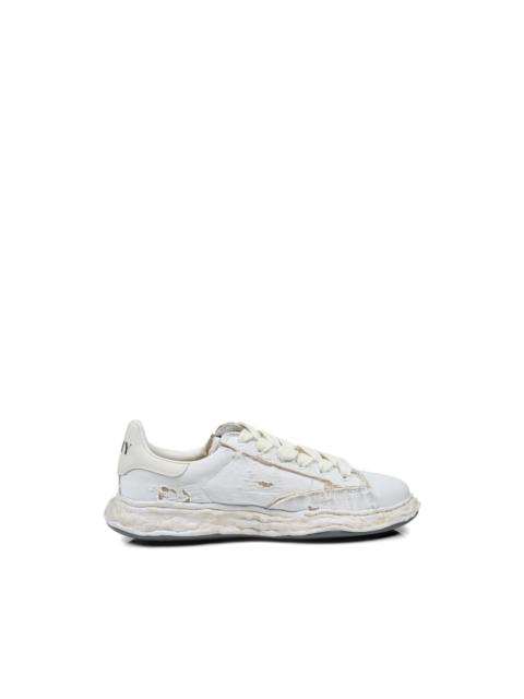 Maison MIHARAYASUHIRO Charles OG sole ripped-canvas sneakers