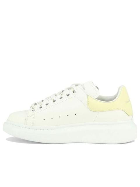 (WMNS) Alexander McQueen Oversized Shoes 'White Lemon Yellow' 718139WHGP53523