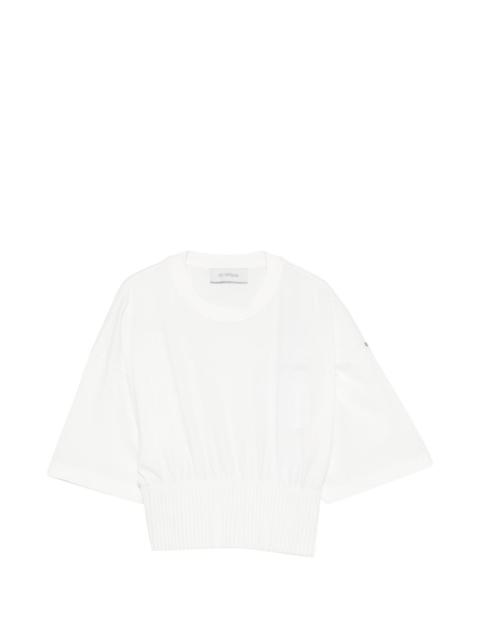 Sportmax Spxfosco ribbed-hem T-shirt