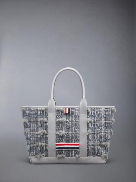 RWB-stripe mélange tote bag