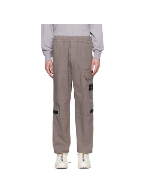 Gray Multi-Pocket Cargo Pants