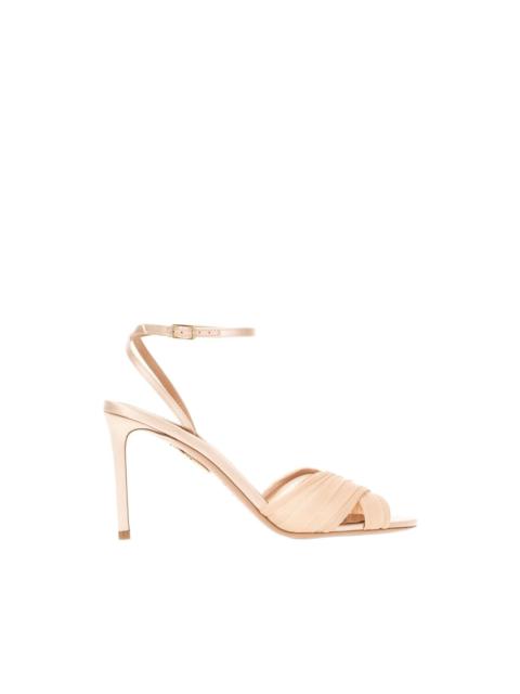 AQUAZZURA ruched-strap sandals