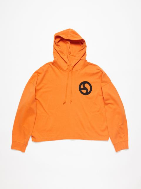 Hooded sweater - Sharp orange