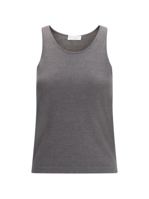 Brunello Cucinelli scoop-neck tank top