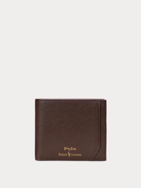 Polo Ralph Lauren Pebbled Leather Billfold Wallet