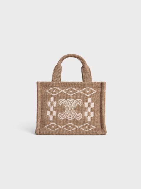 CELINE small cabas thais in TEXTILE AND CALFSKIN