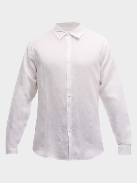 onia Men's Air Linen Casual Button-Down Shirt