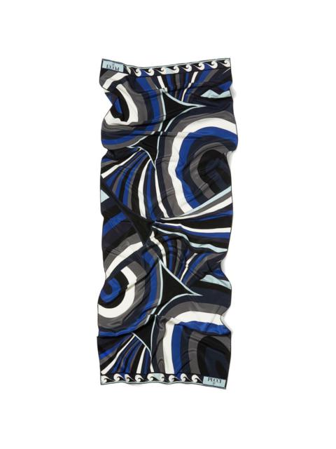 PUCCI Iride-print silk scarf