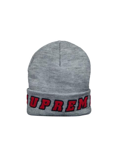 Supreme Felt Logo Beanie 'Grey'