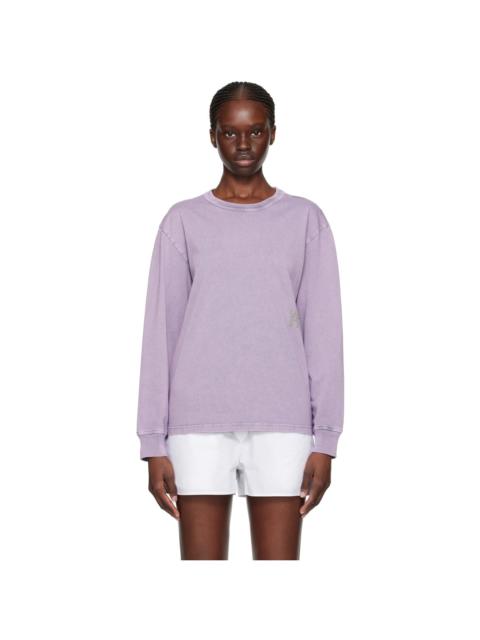 Purple Faded Long Sleeve T-Shirt