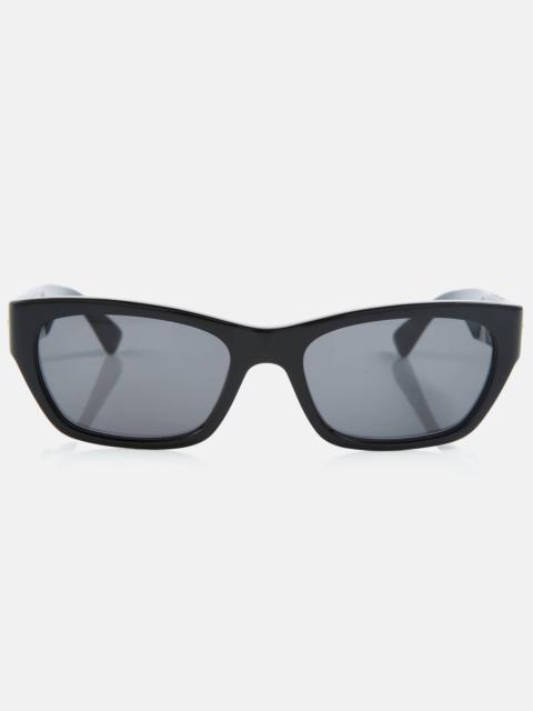 Bottega Veneta Rectangular acetate sunglasses
