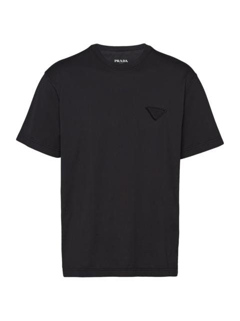 Prada Men's Cotton T-Shirt - Black
