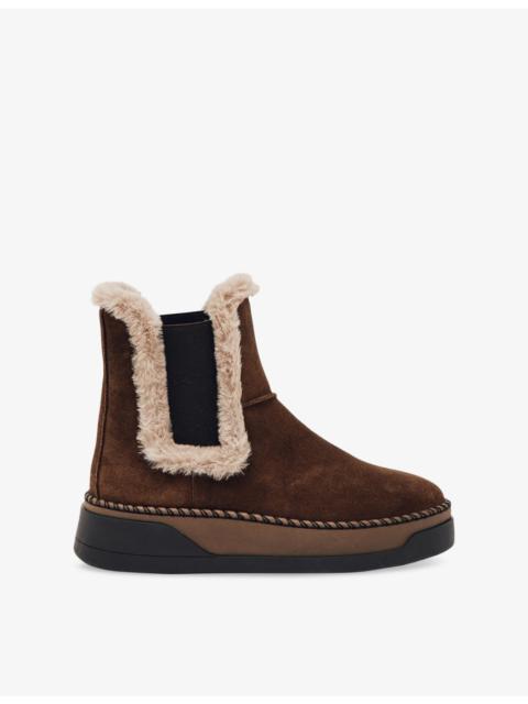 REISS Lexi Suede Ankle Boots